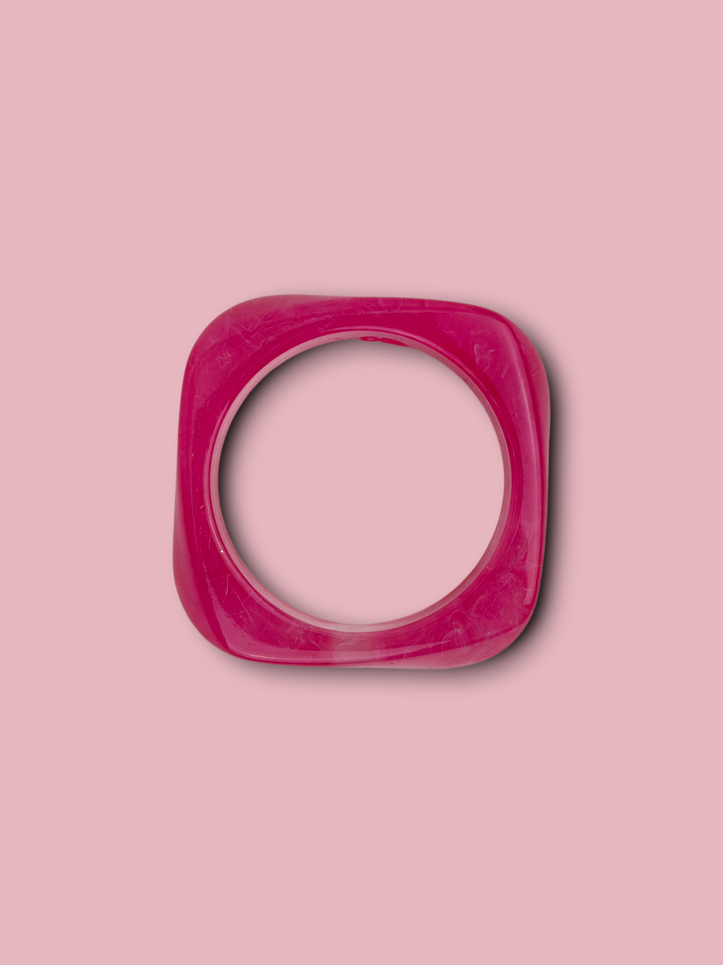 Pink Resin Bangle