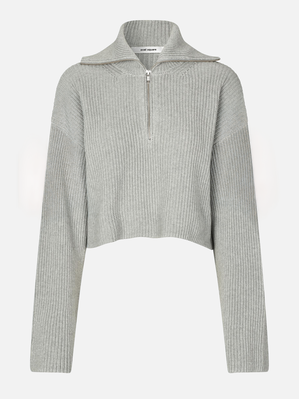 OVAL SQUARE Talk Zip Knit