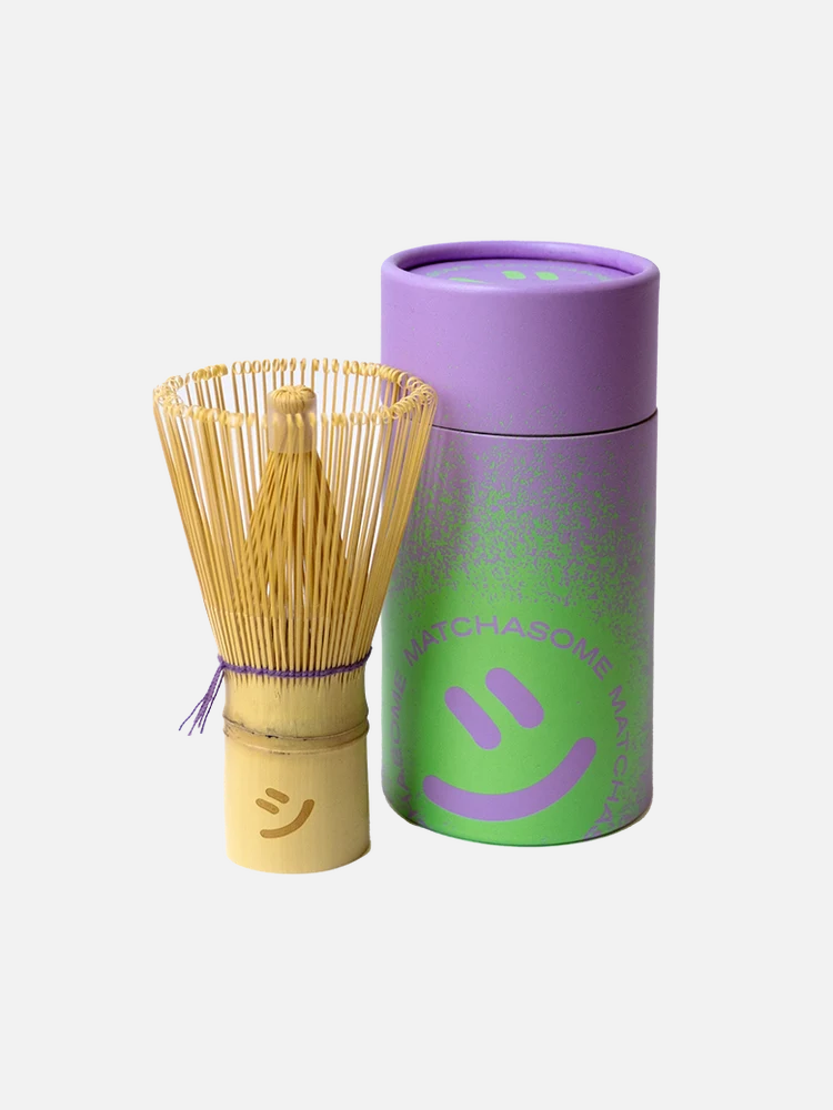 MATCHASOME Happy Classic Matcha Whisk (Purple Thread)