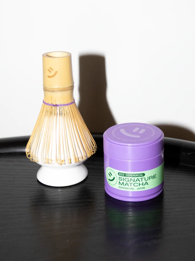 MATCHASOME Happy Classic Matcha Whisk (Purple Thread)