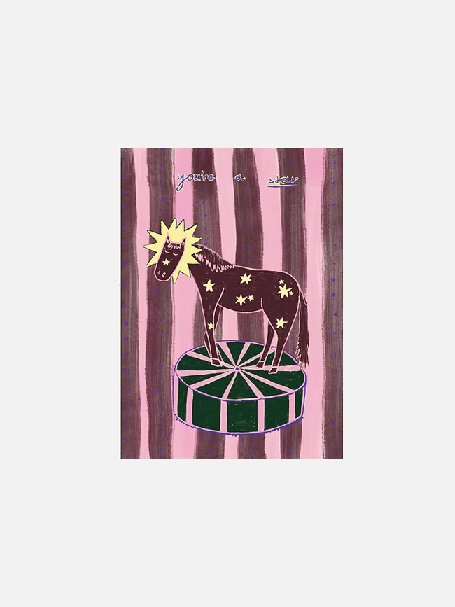 Studio 28 Hand Drawn Postcards - you’re a star - Karte