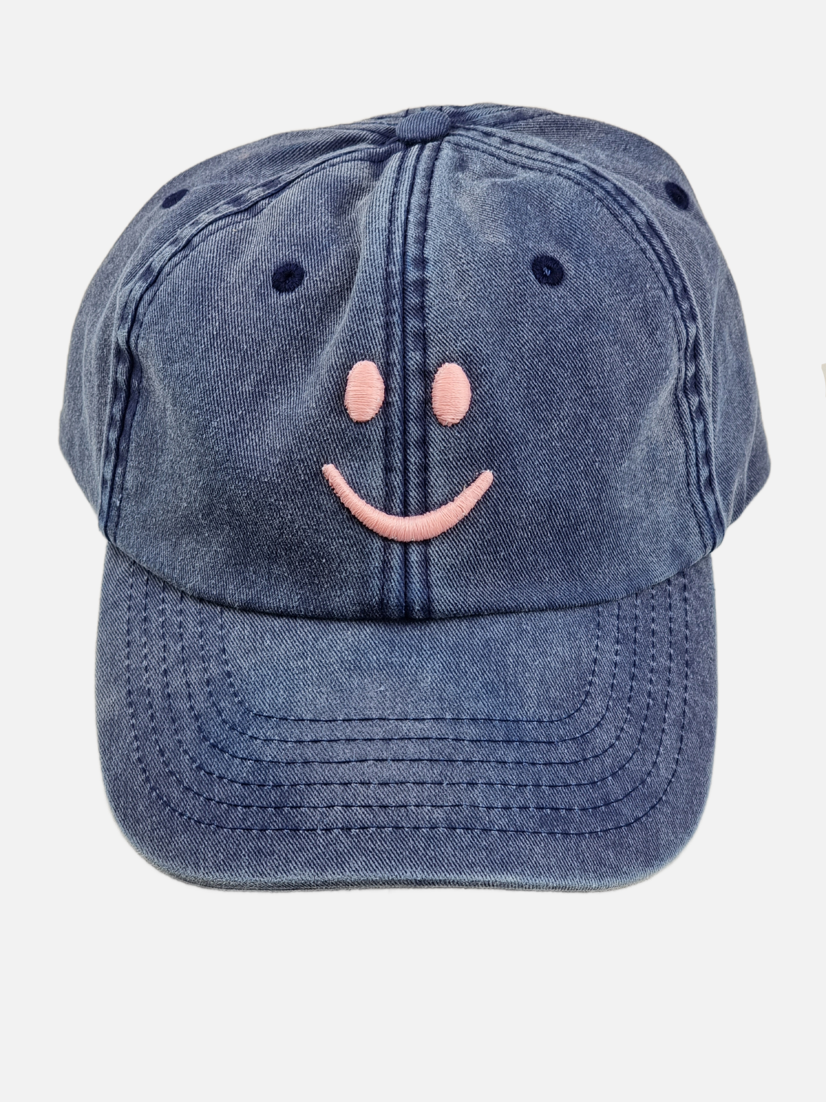ASTRID DEIGNER 3D Face Cap - V. Indigo- Salmon - Kappe