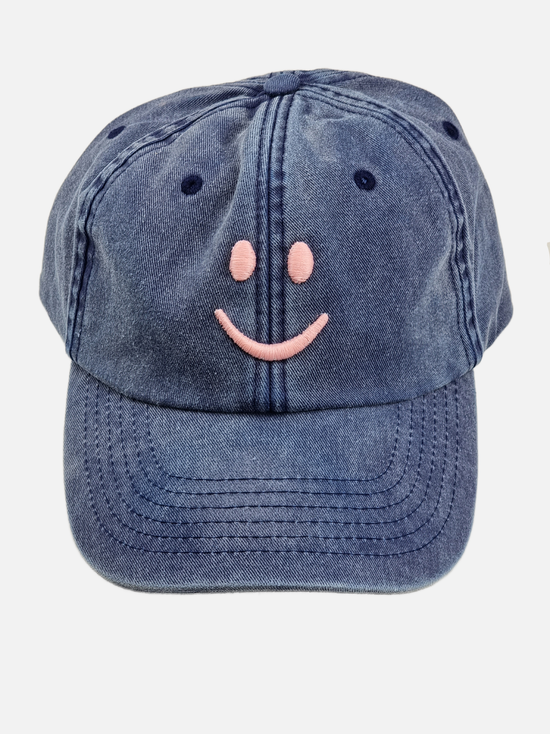 ASTRID DEIGNER 3D Face Cap - V. Indigo- Salmon - Kappe