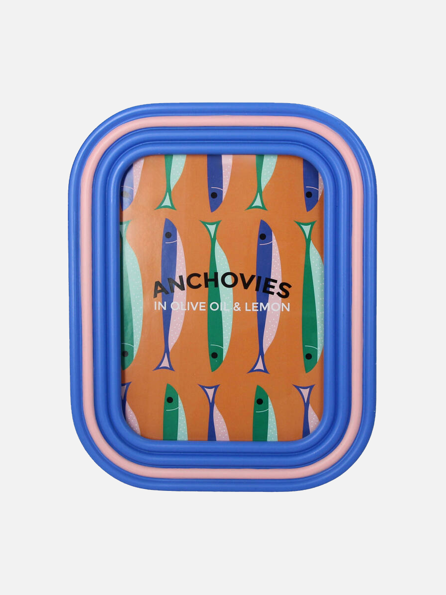 Anchovies Picture Frame Blue