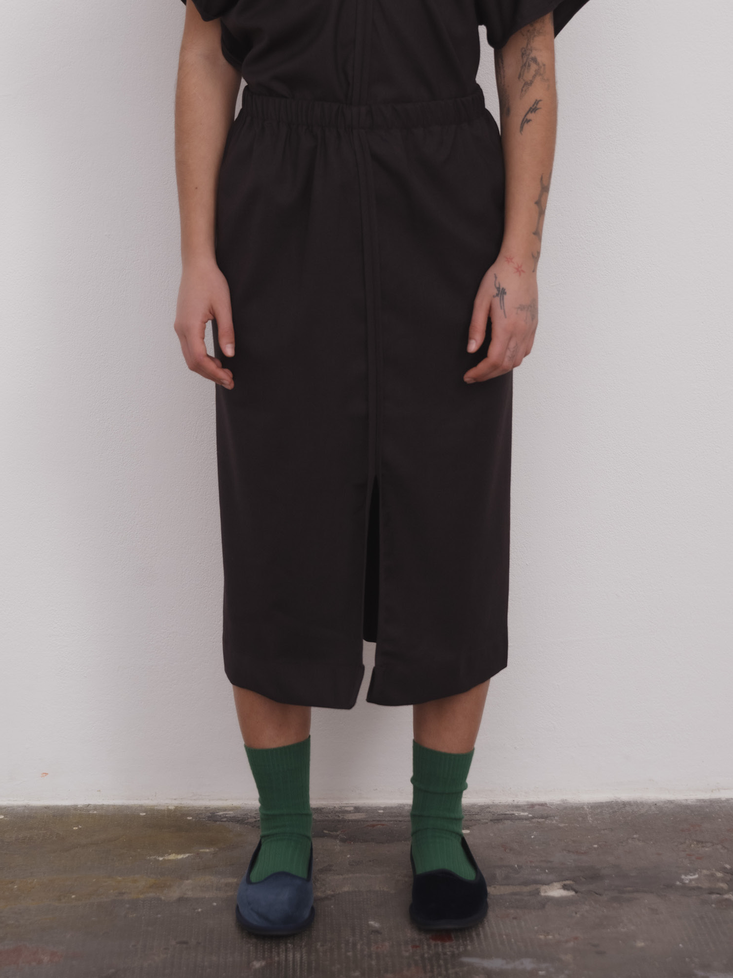 BASERANGE Dadar Skirt - Brown Black