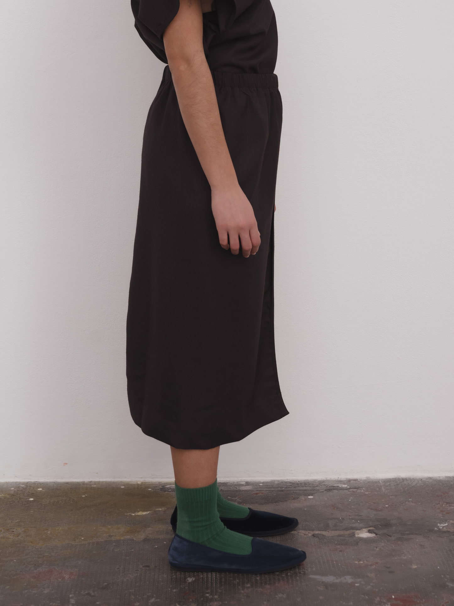 BASERANGE Dadar Skirt - Brown Black