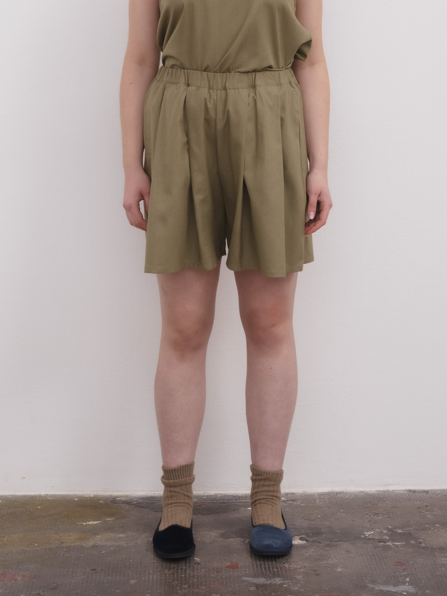 BASERANGE Avi Shorts - Lua Green