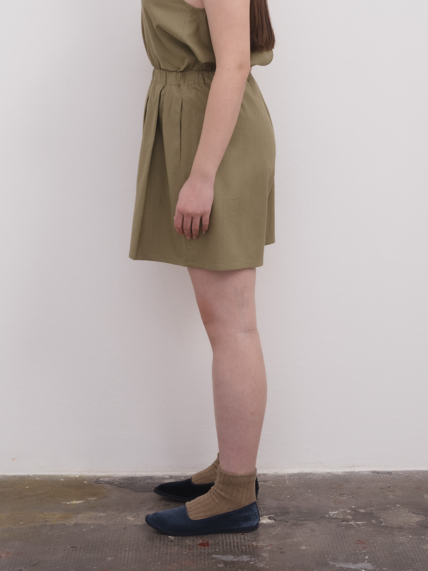 BASERANGE Avi Shorts - Lua Green