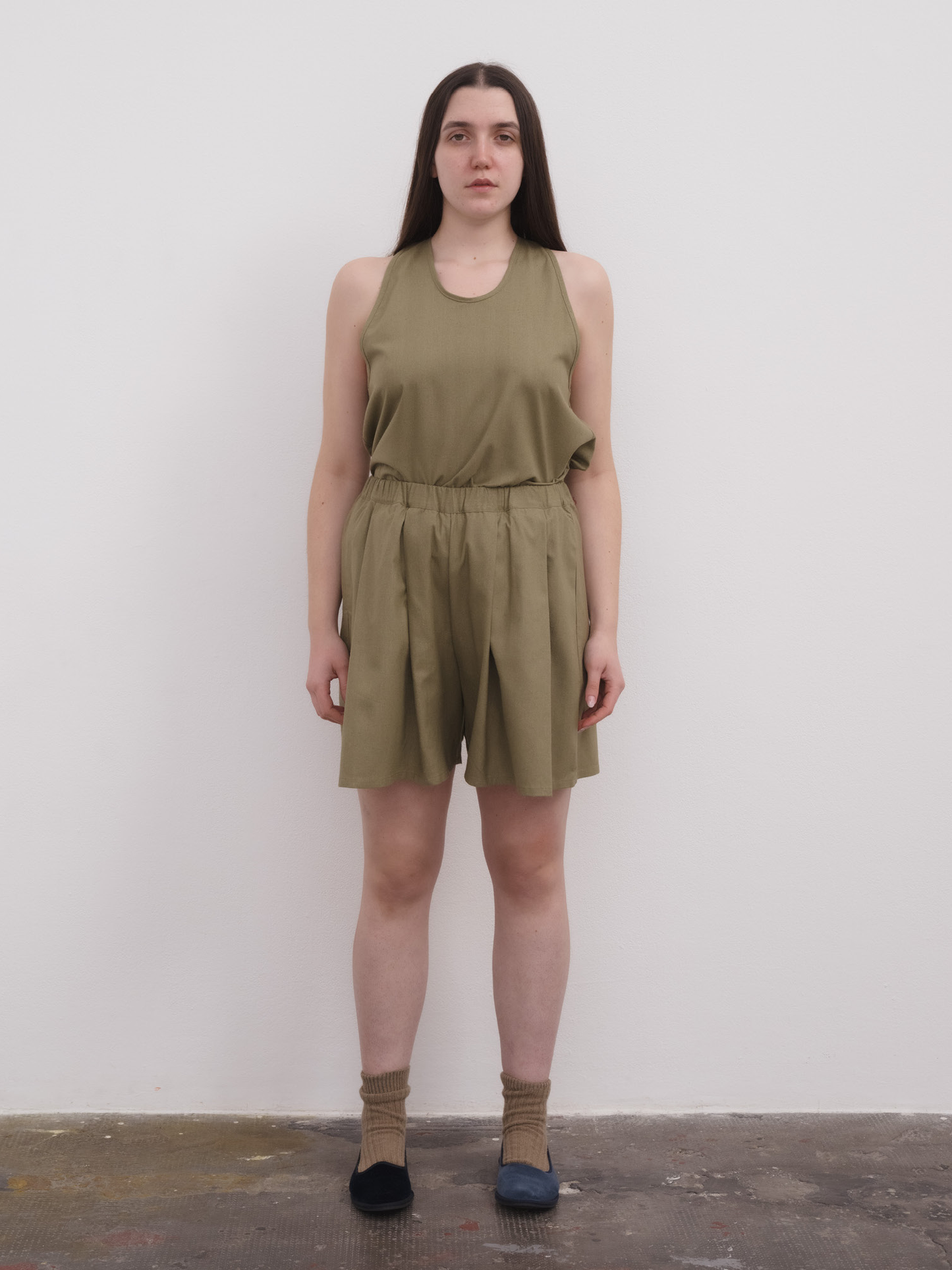 BASERANGE Avi Shorts - Lua Green