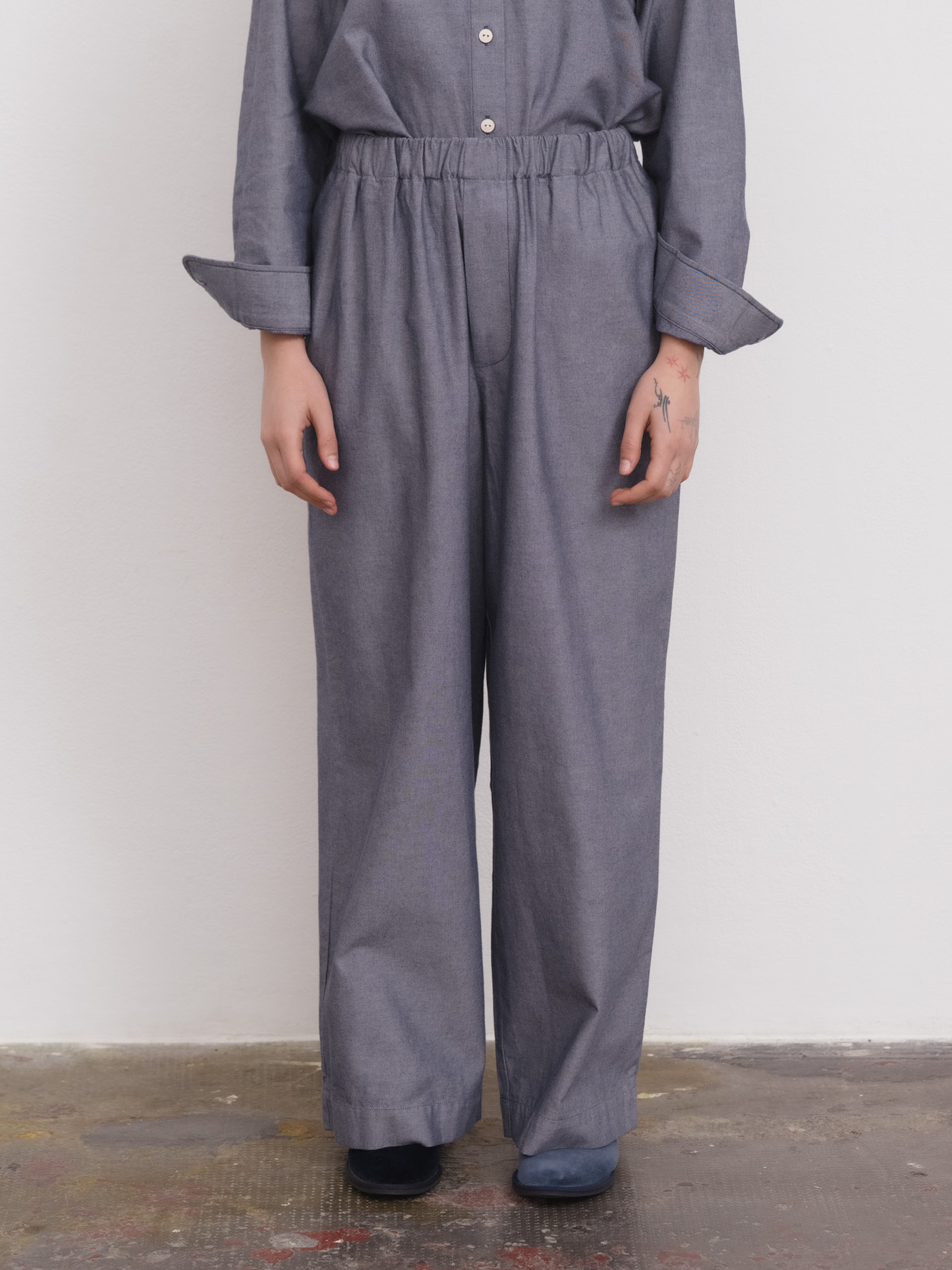 BASERANGE Claude Pants - Dark Denim