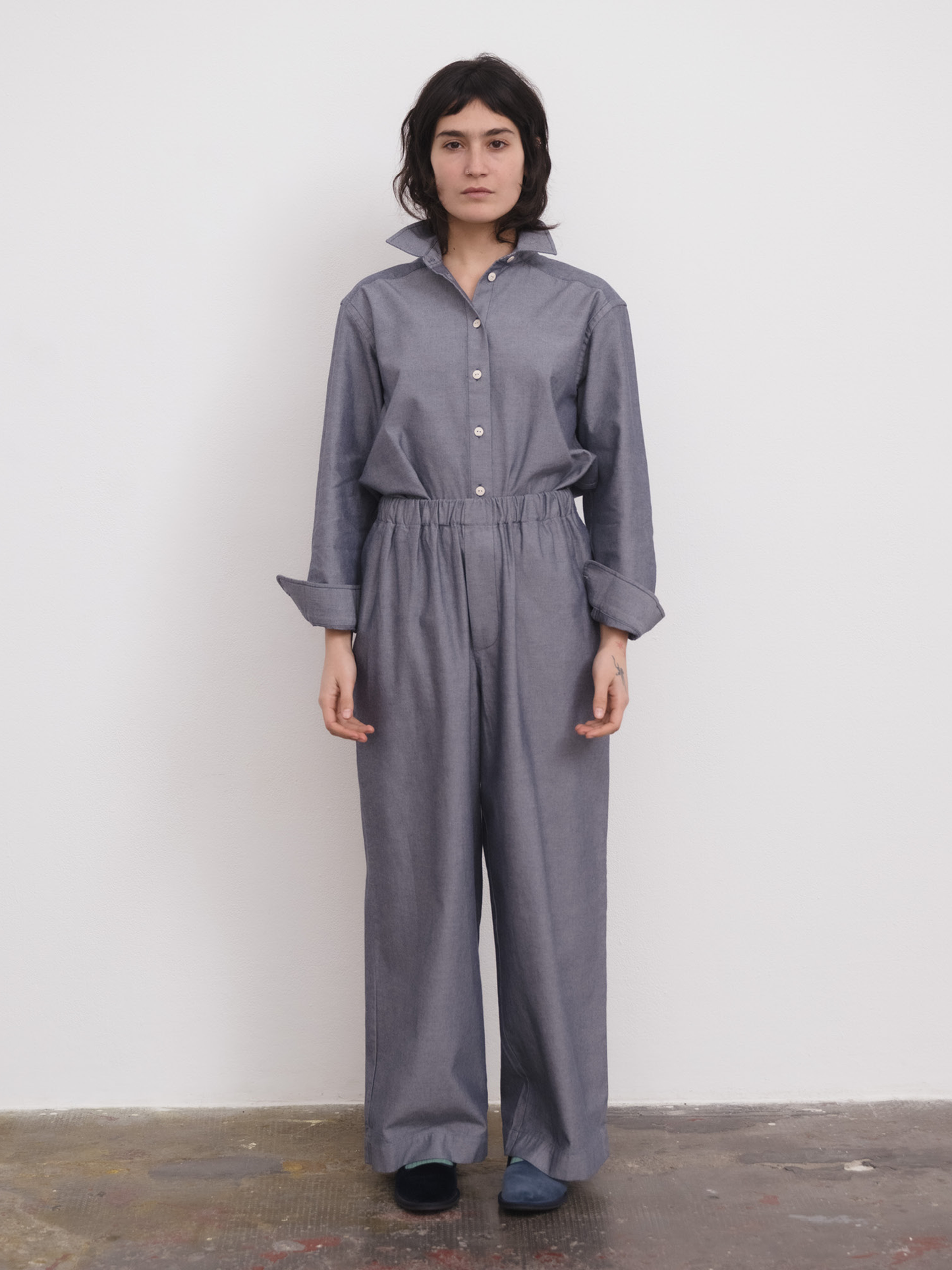 BASERANGE Claude Pants - Dark Denim