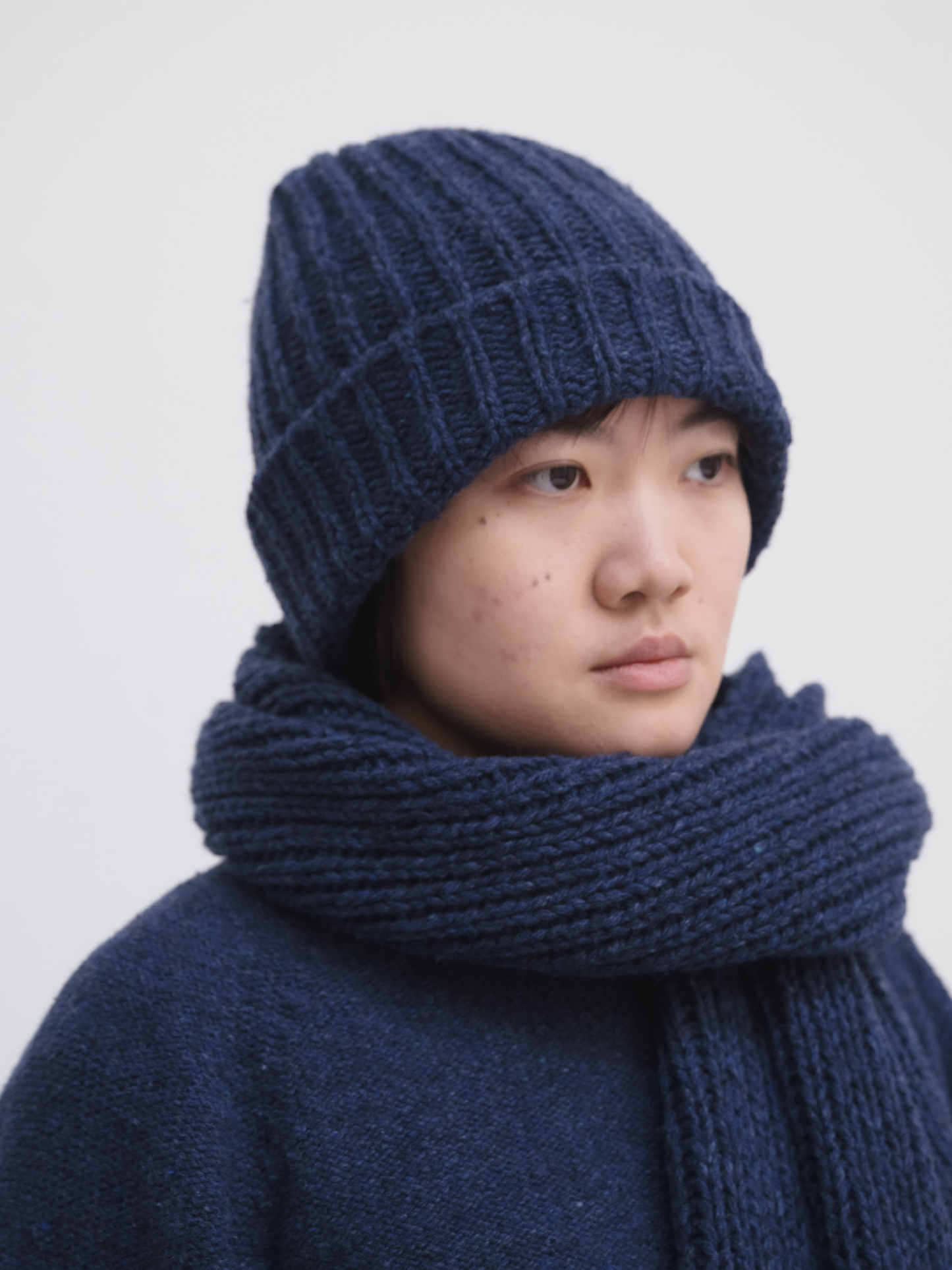 BASERANGE Mea Beanie - Nord Blue