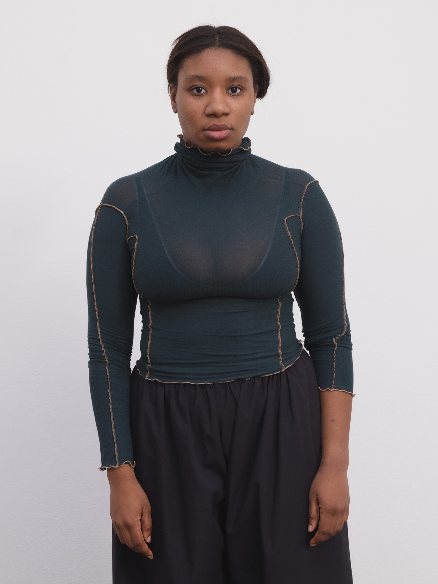 BASERANGE Omato Turtleneck - Hirsu Green