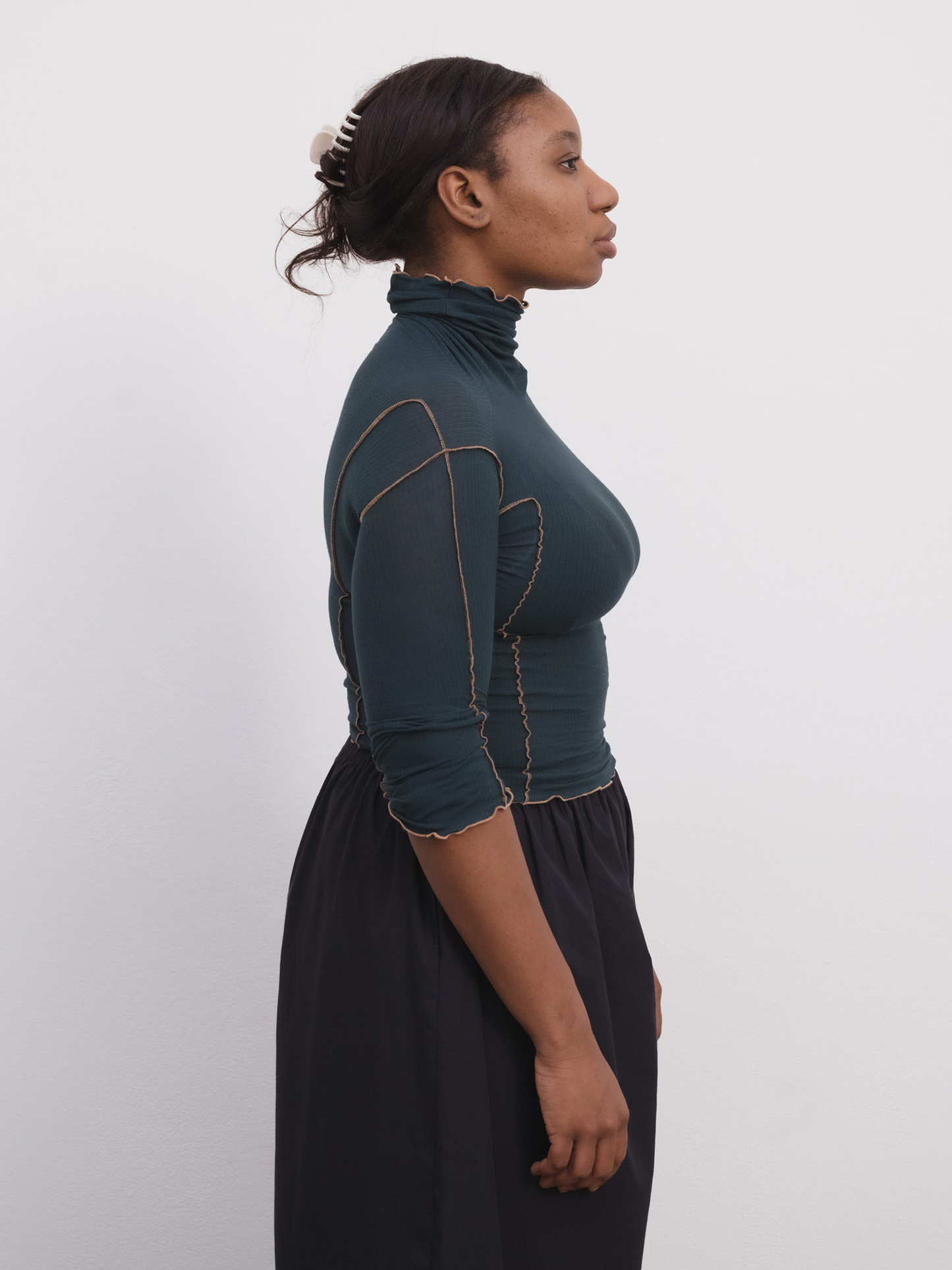 BASERANGE Omato Turtleneck - Hirsu Green