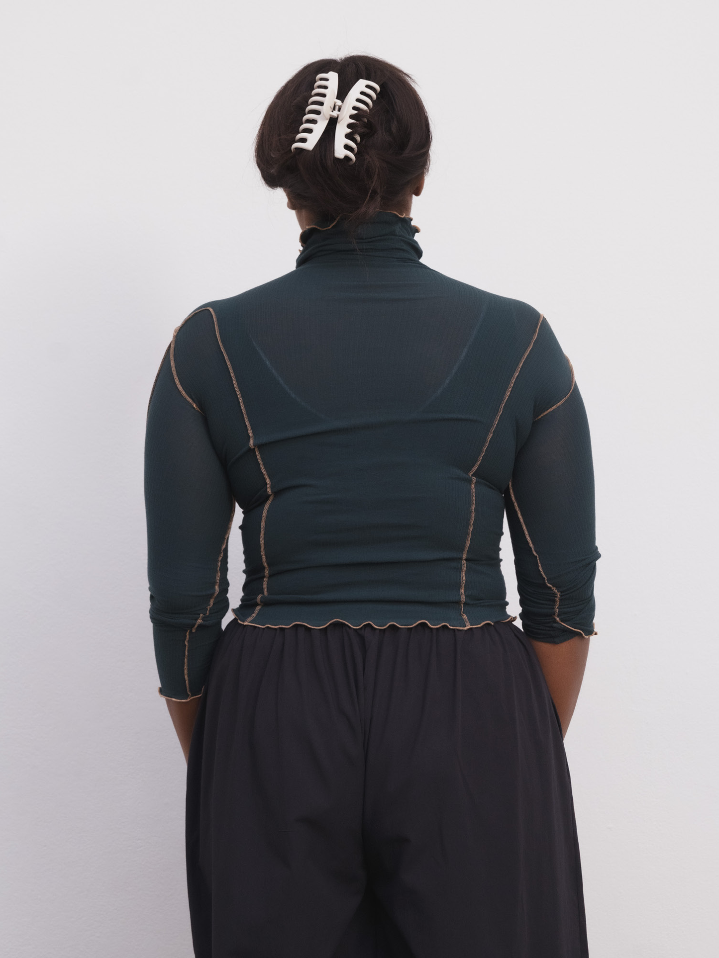 BASERANGE Omato Turtleneck - Hirsu Green