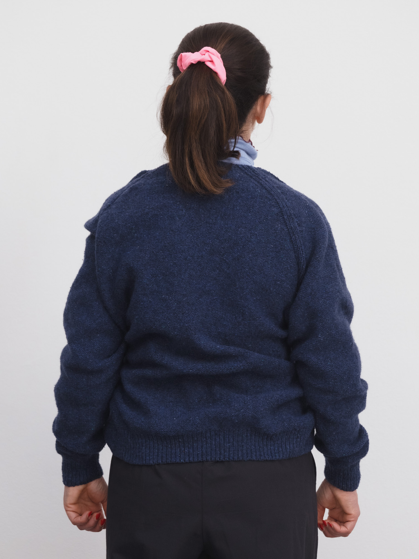 BASERANGE Soar V-Neck Pullover - Nord Blue