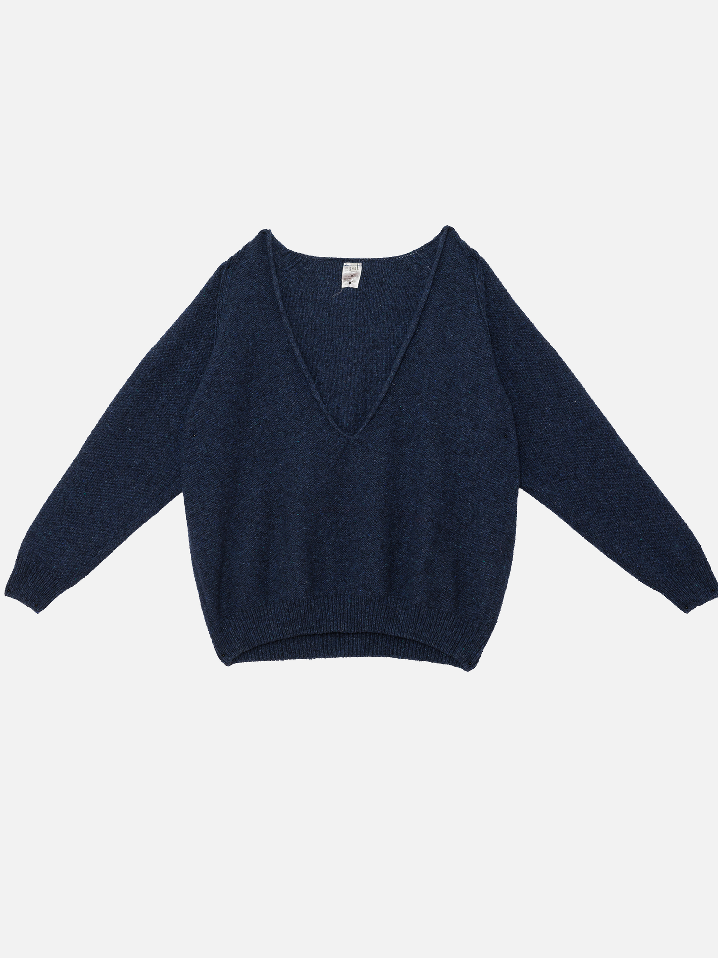 BASERANGE Soar V-Neck Pullover - Nord Blue