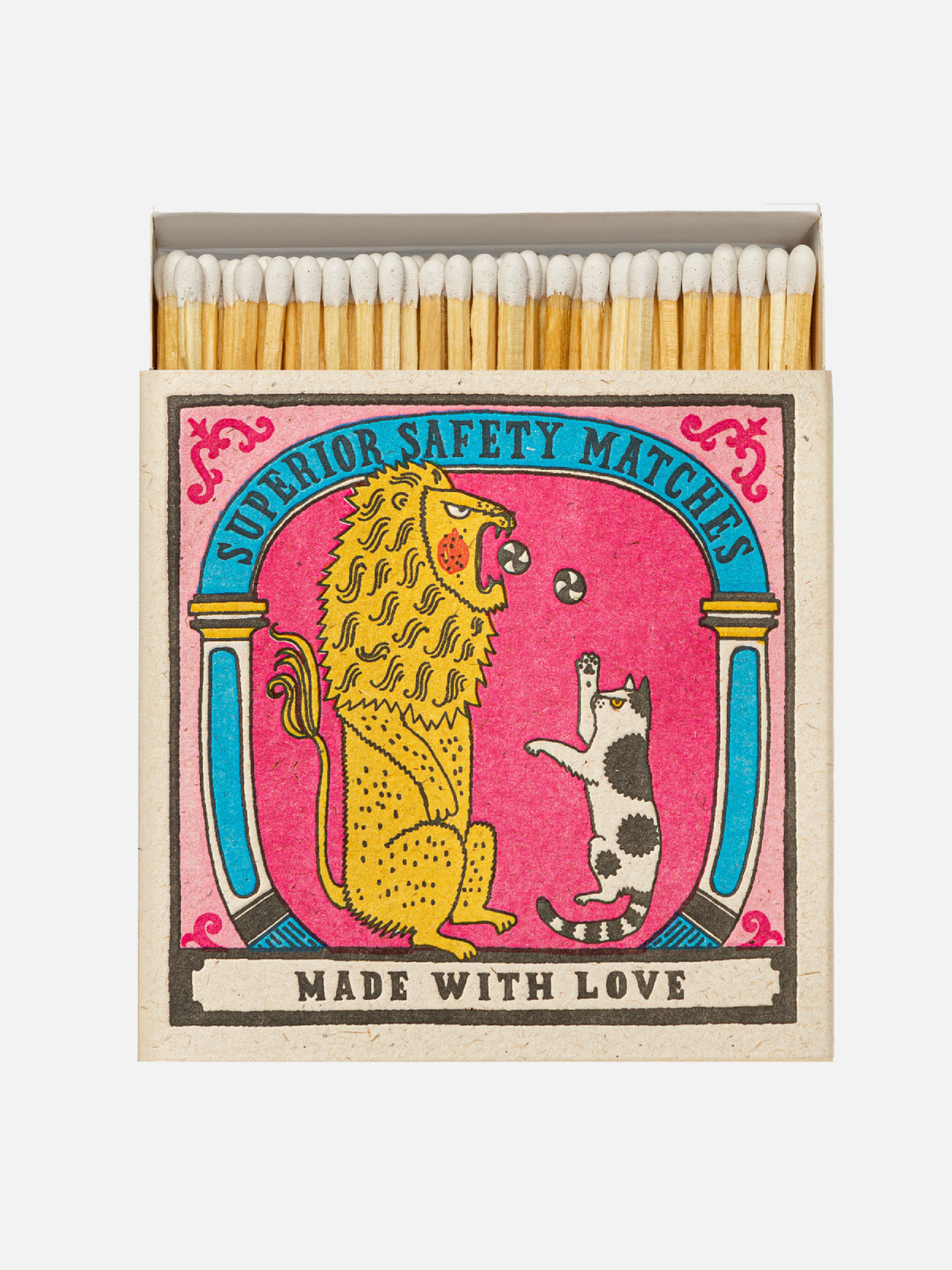 Big Cat Little Cat Vintage Matches