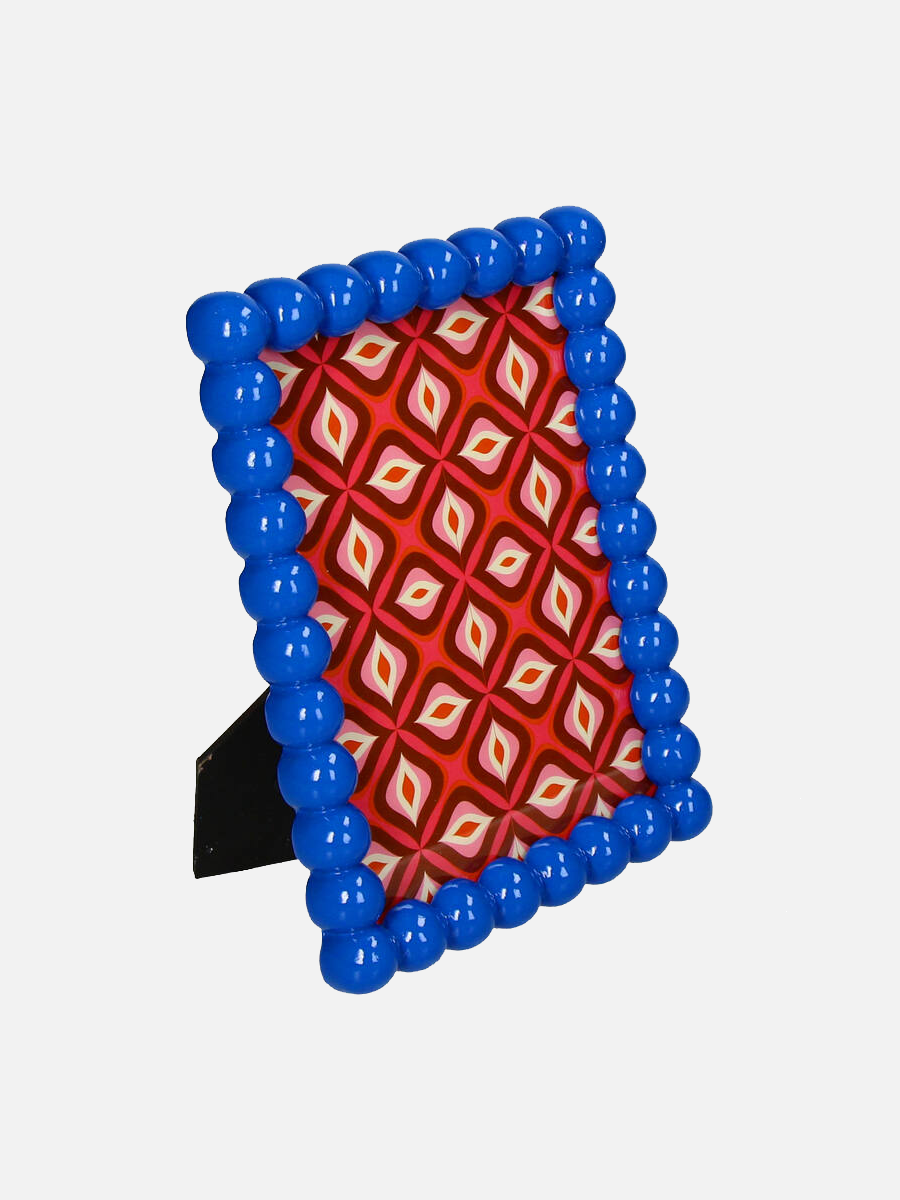 Blue Beads Picture Frame
