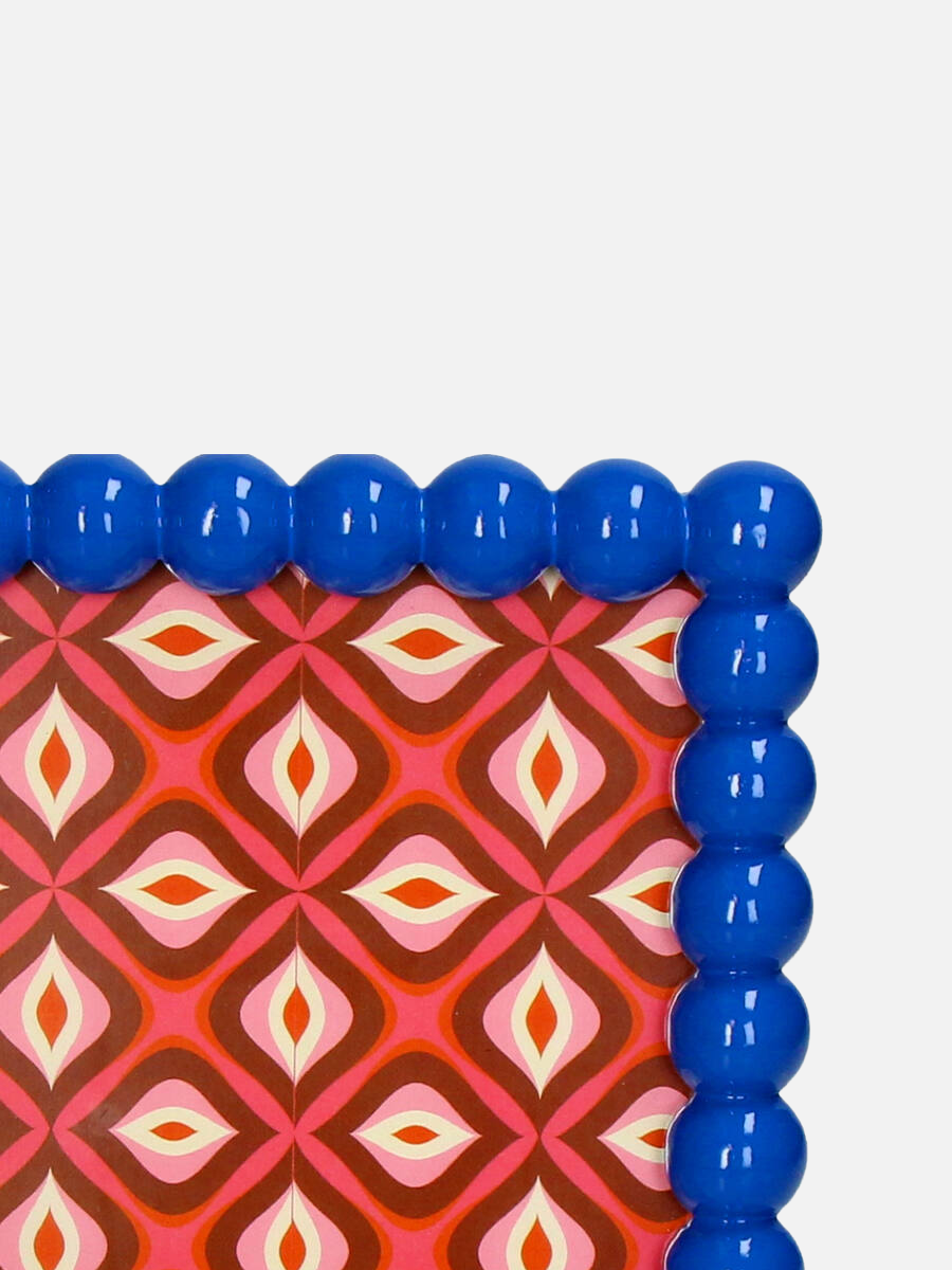 Blue Beads Picture Frame