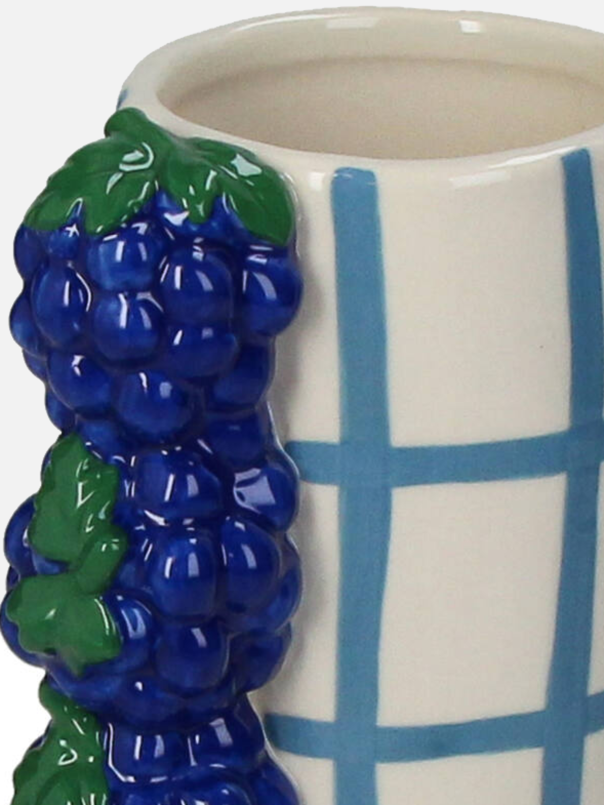 Blue Grape Vase