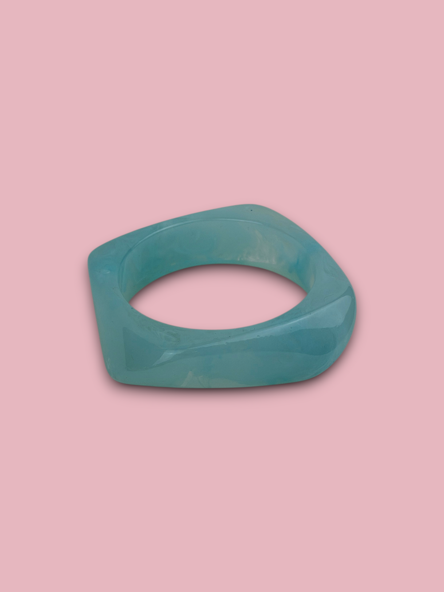 Blue Resin Bangle