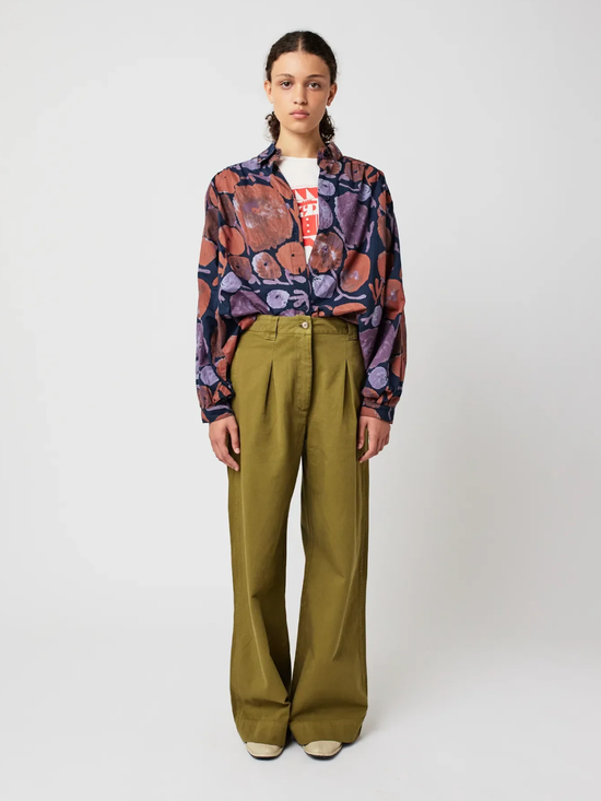 BOBO CHOSES Pleated Wide-Leg Pants - S - Hose