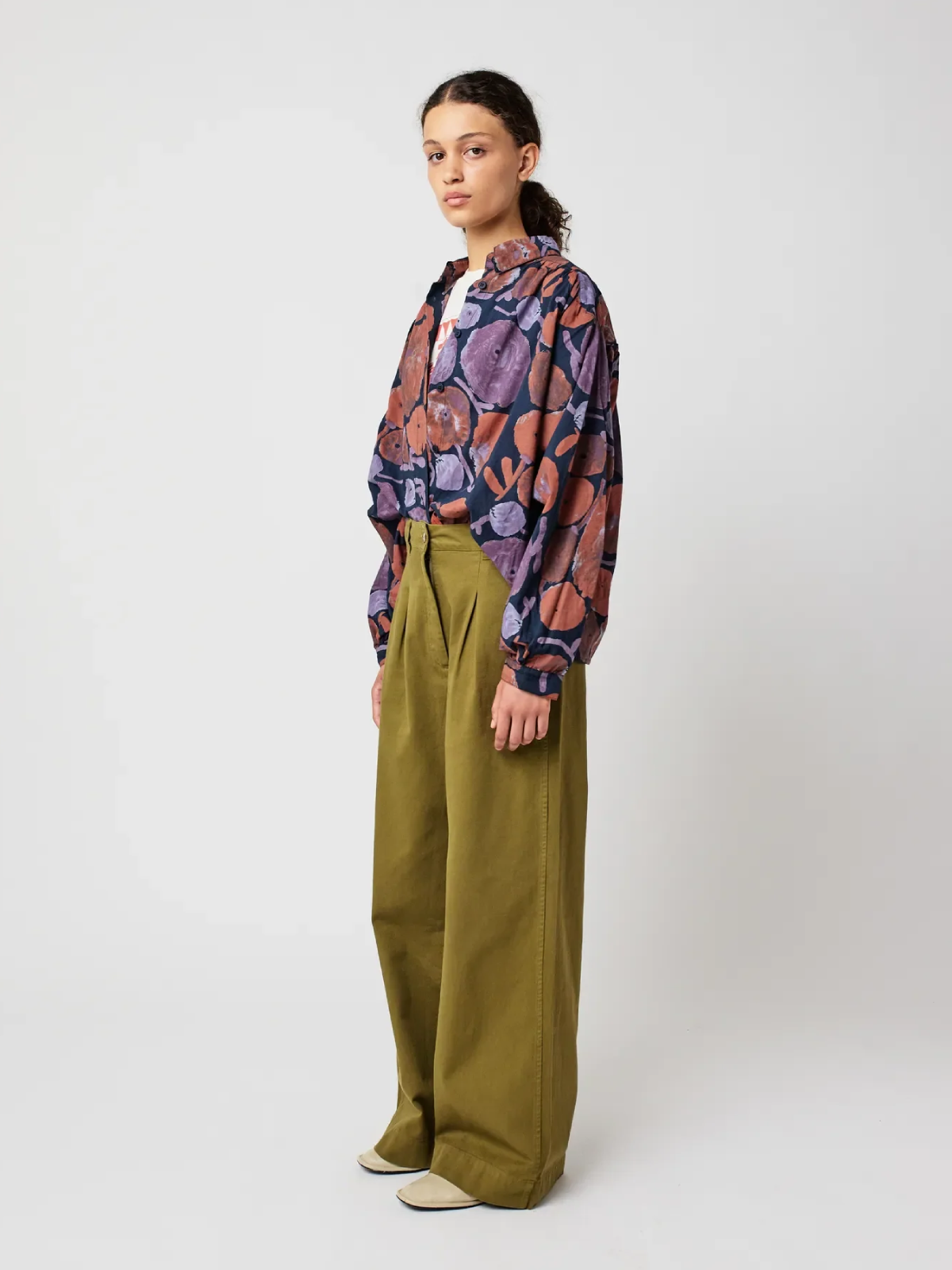 BOBO CHOSES Pleated Wide-Leg Pants - Hose