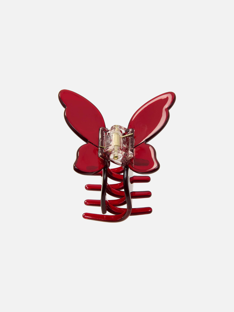 Butterfly Claw Haarklammer - Berry - SPANGE