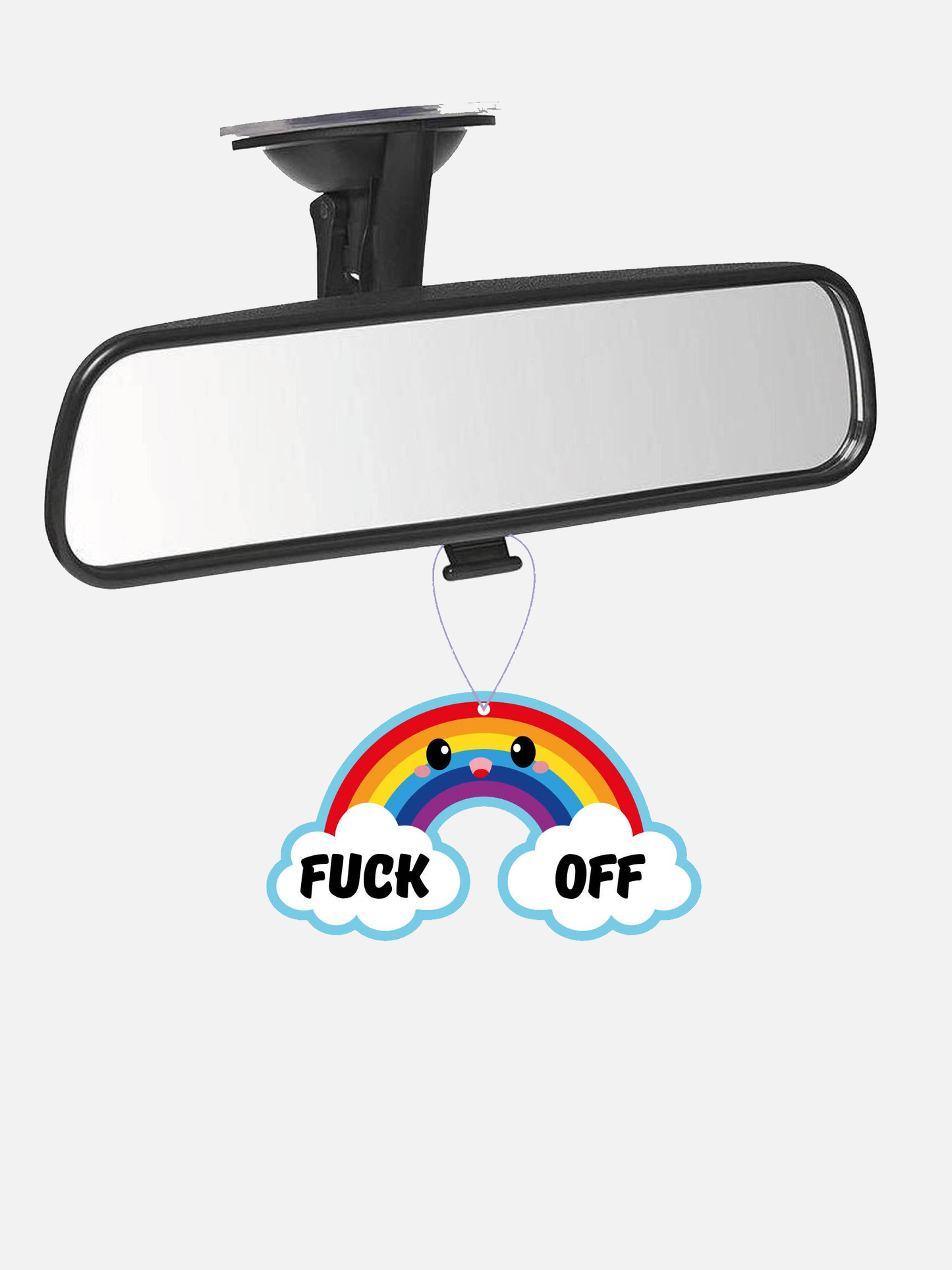 Rainbow Fuck Off Air freshener – Passion Fruit Scent - Air Freshener