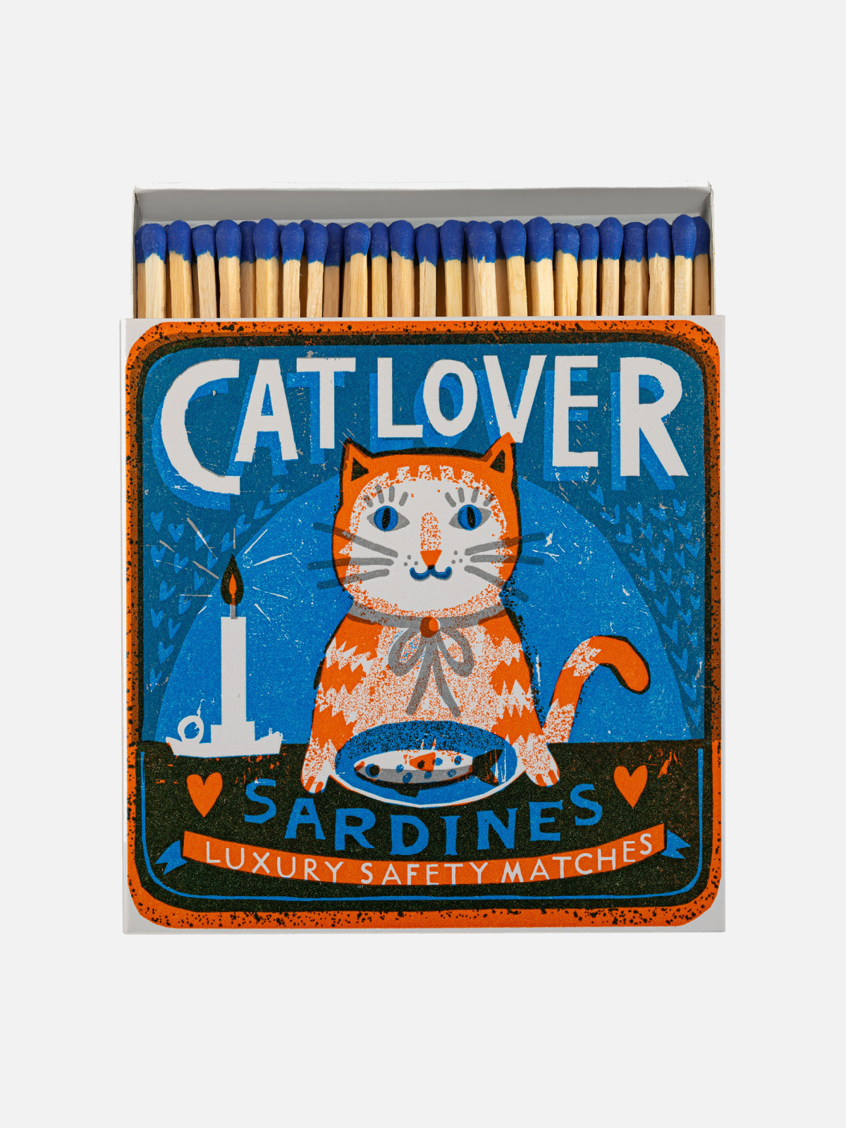 Cat Lover Sardines Vintage Matches