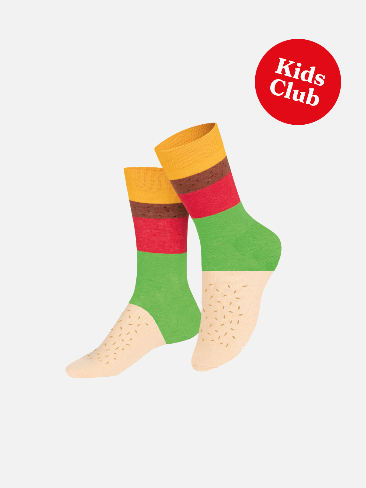 Cheeseburger Kids Socks