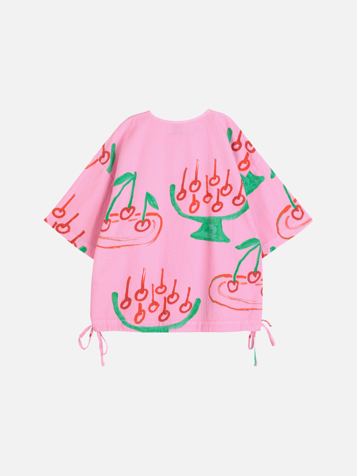 BOBO CHOSES Cherry Print Cropped Blouse