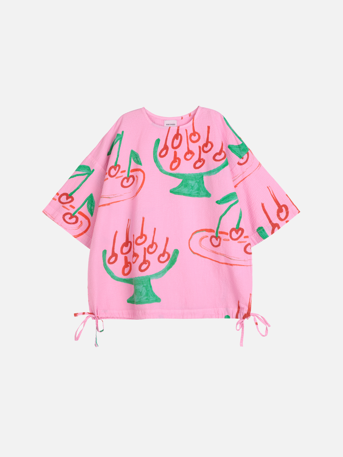 BOBO CHOSES Cherry Print Cropped Blouse