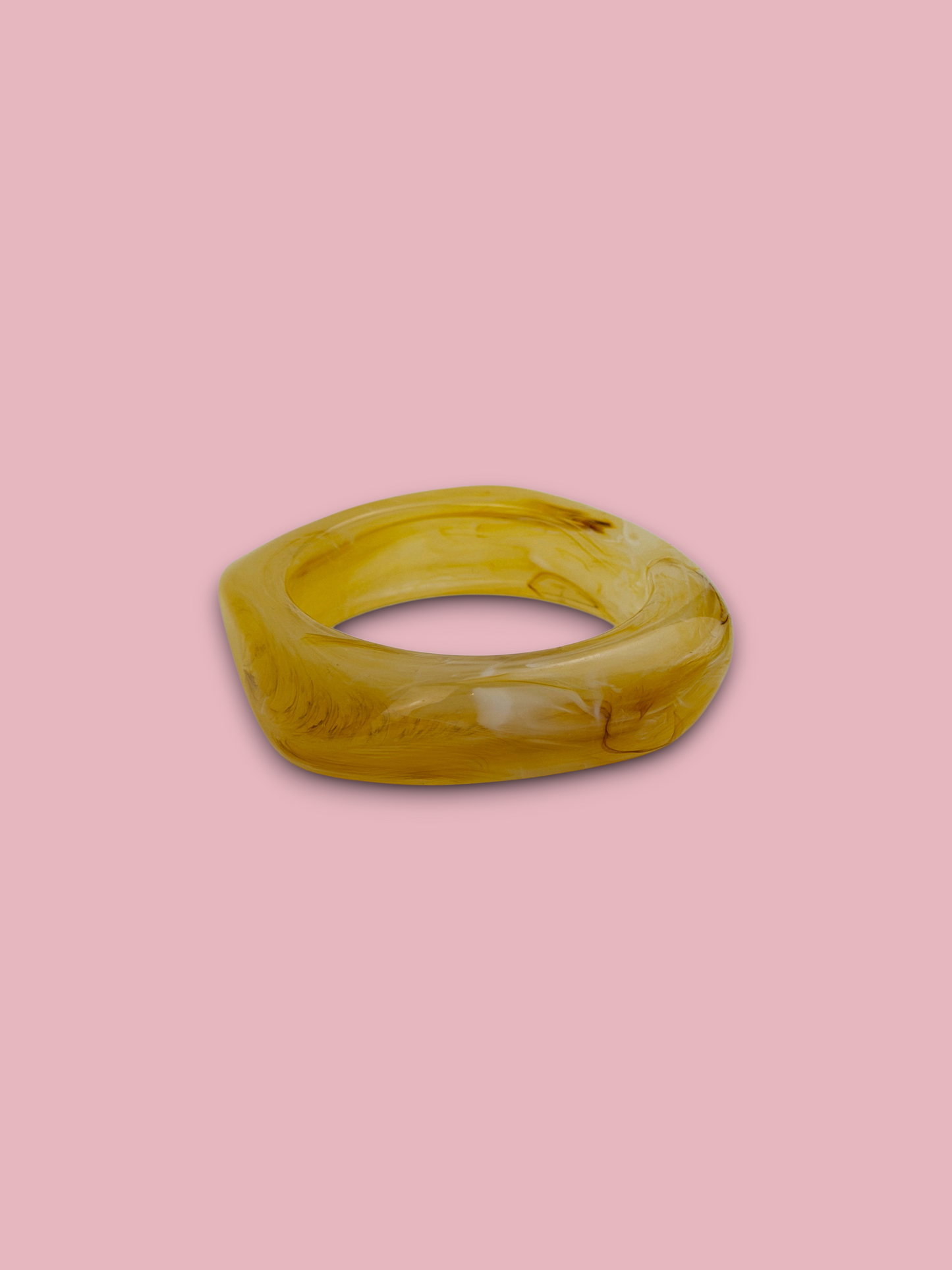 Chunky Colorful Resin Bangle