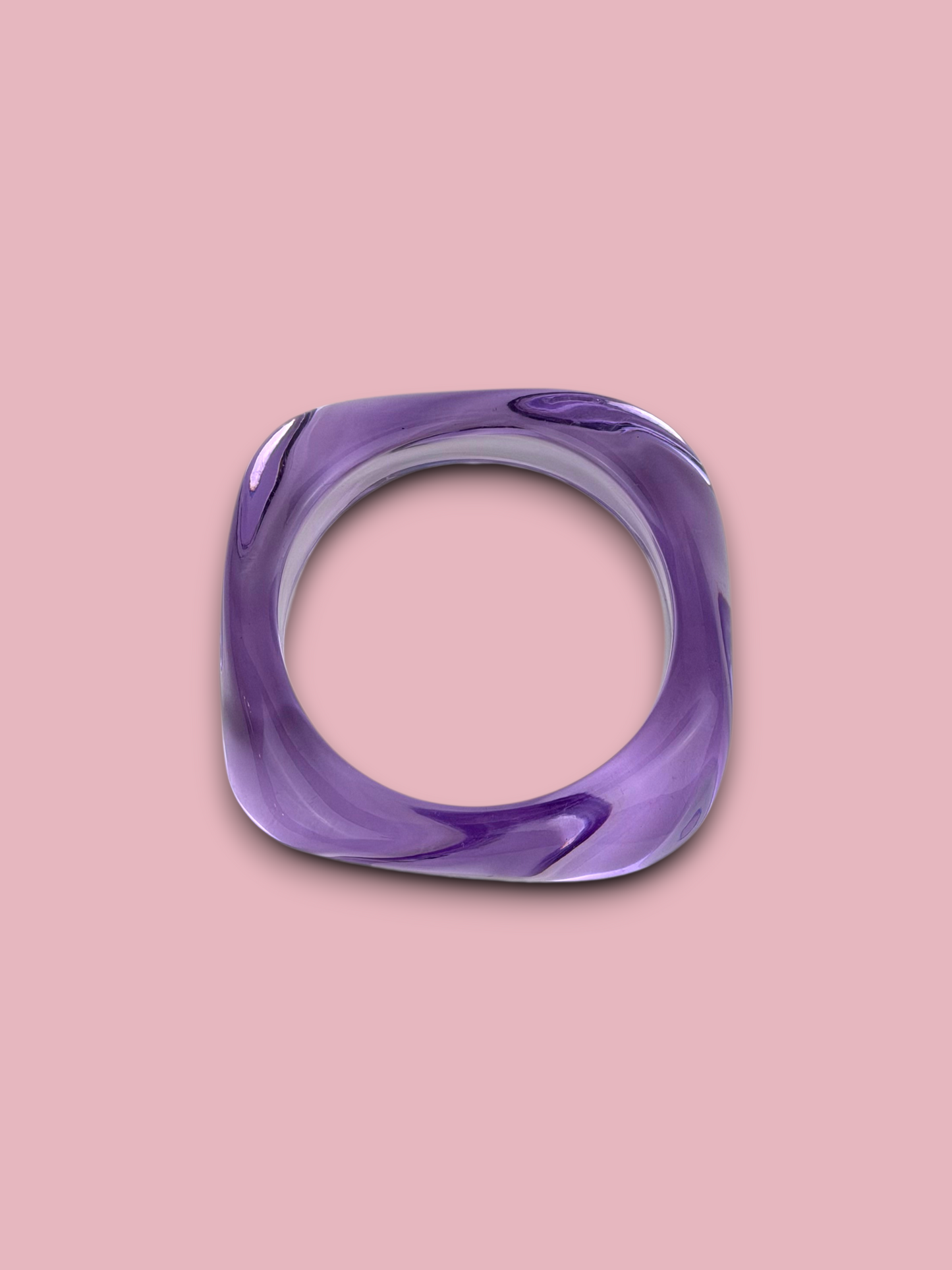 Chunky Colorful Resin Bangle