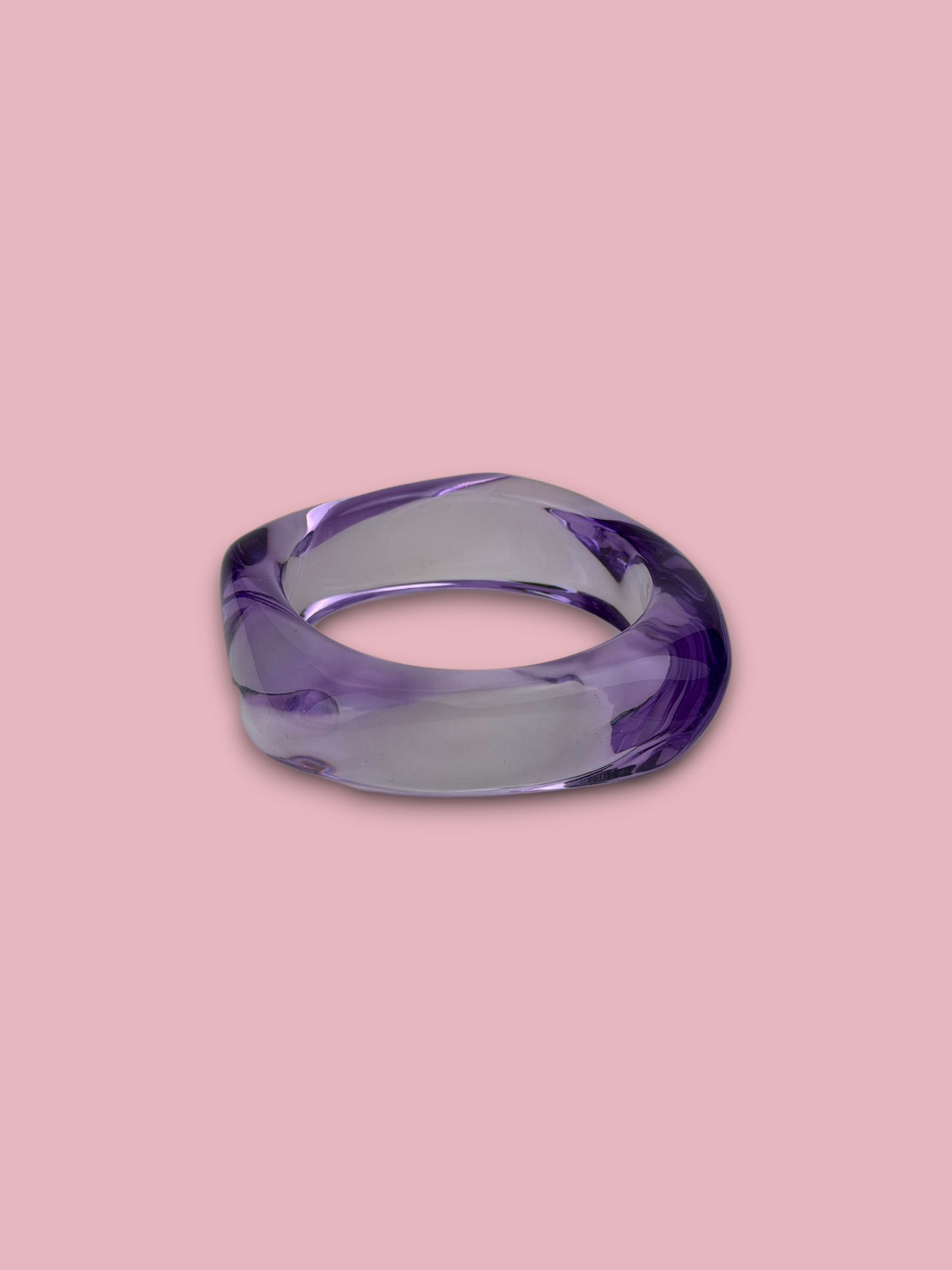 Chunky Colorful Resin Bangle