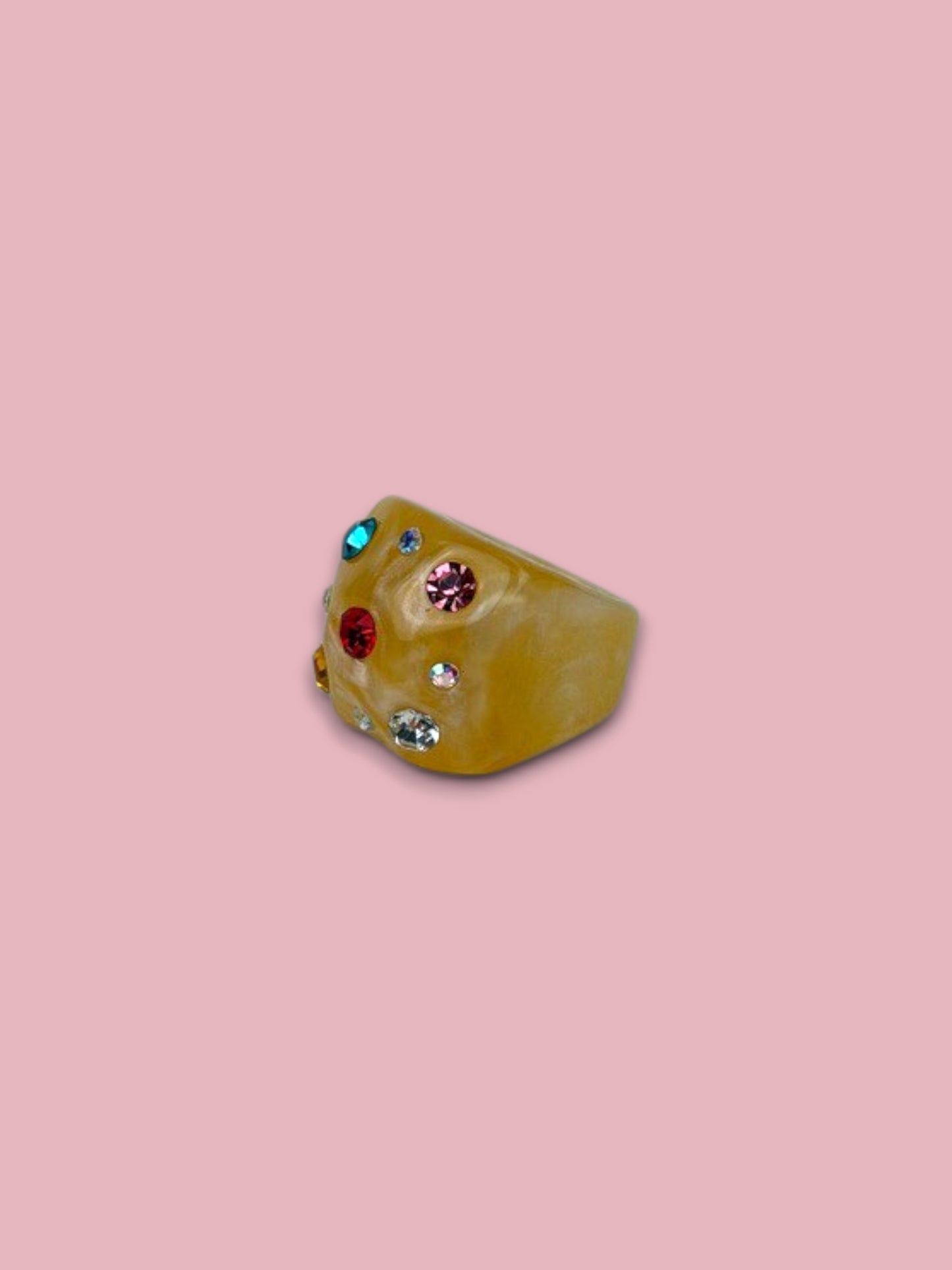 Chunky Gem Resin Ring