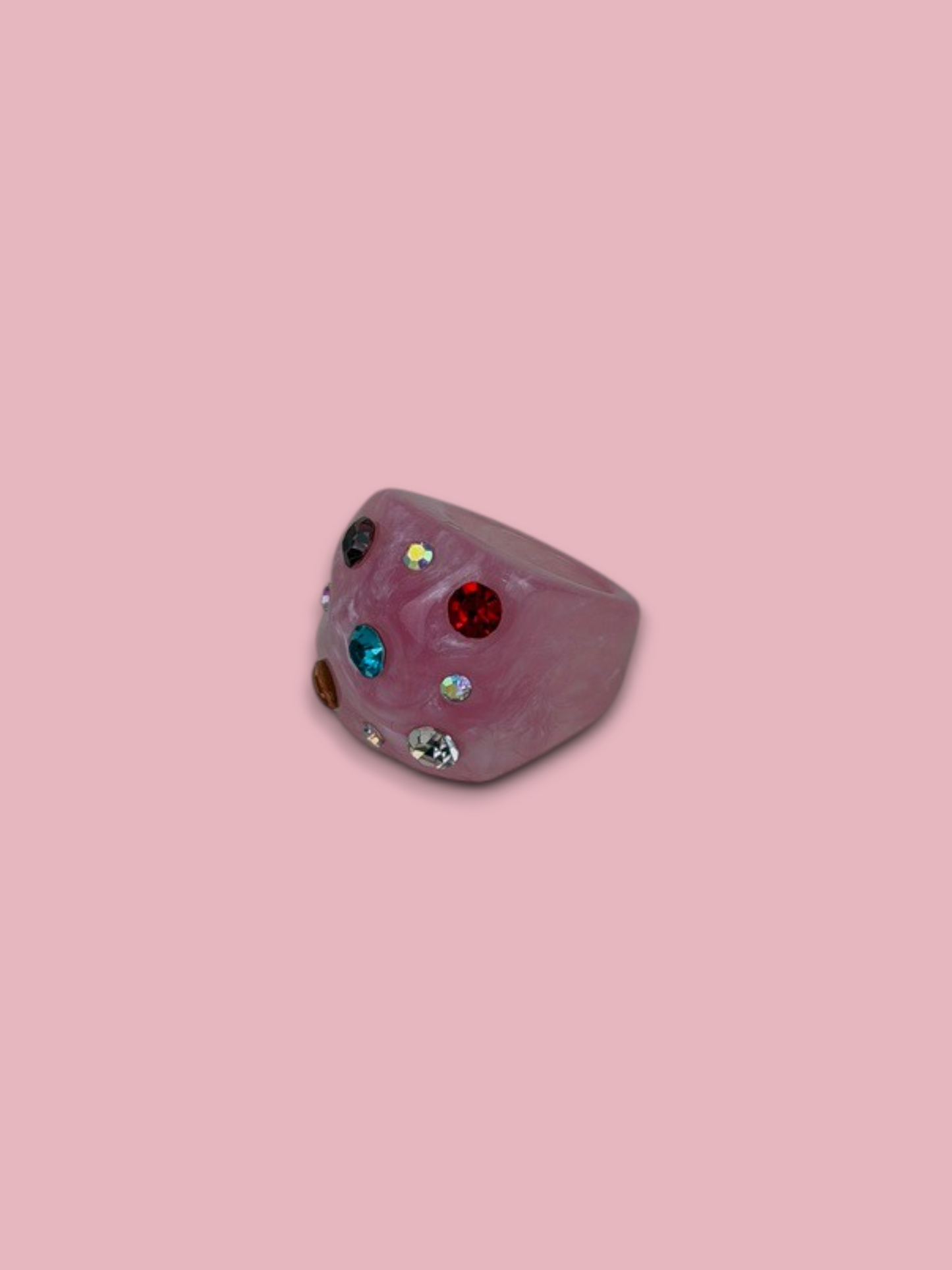 Chunky Gem Resin Ring