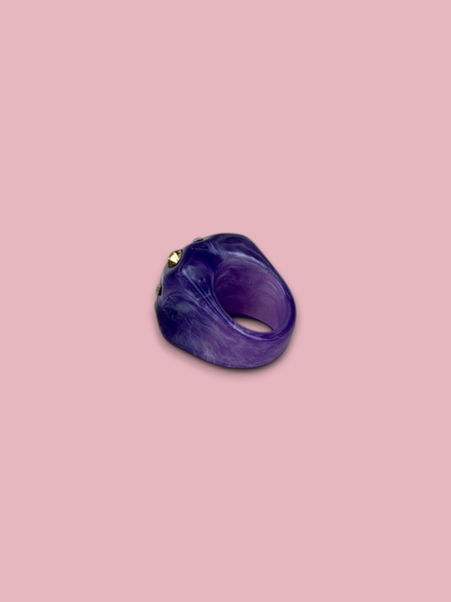 Chunky Gem Resin Ring