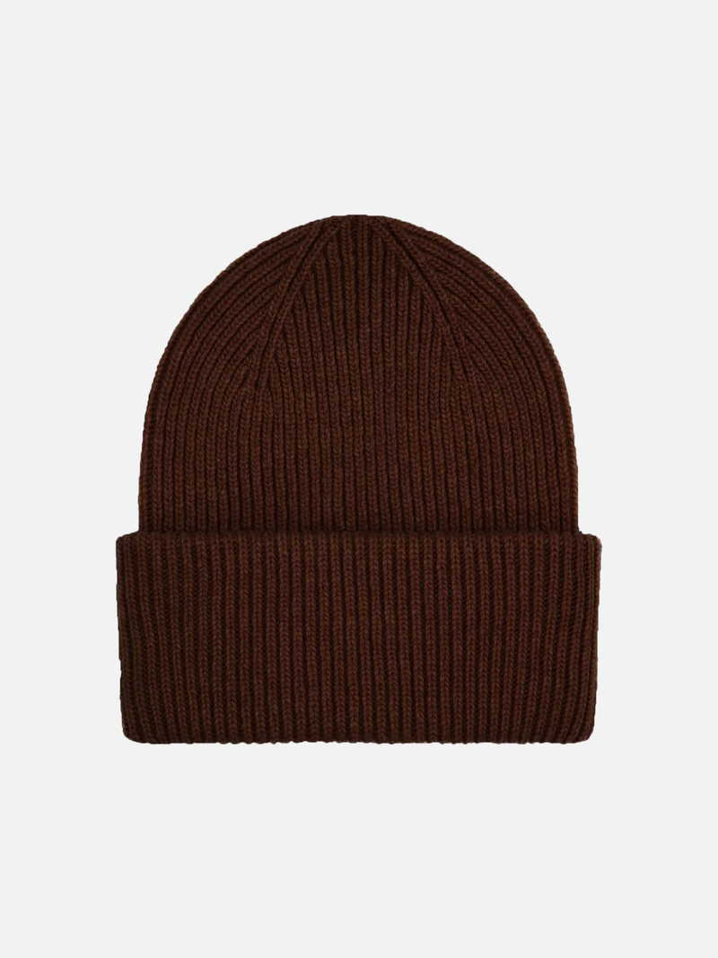 COLORFUL STANDARD Merino Wool Hat Various Colors - Coffee Brown - Beanie