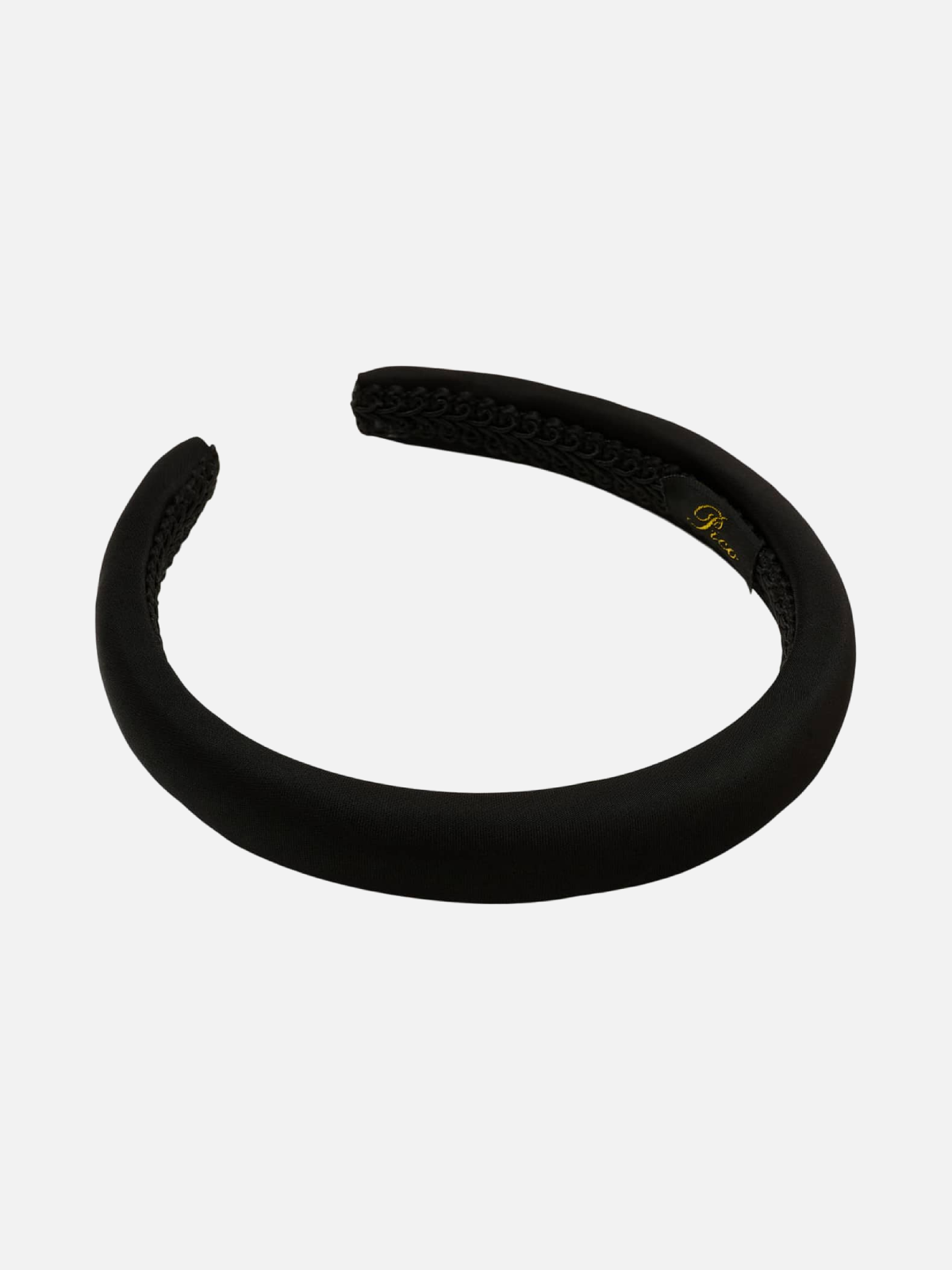Colette Headband - Black Satin - Haarreifen