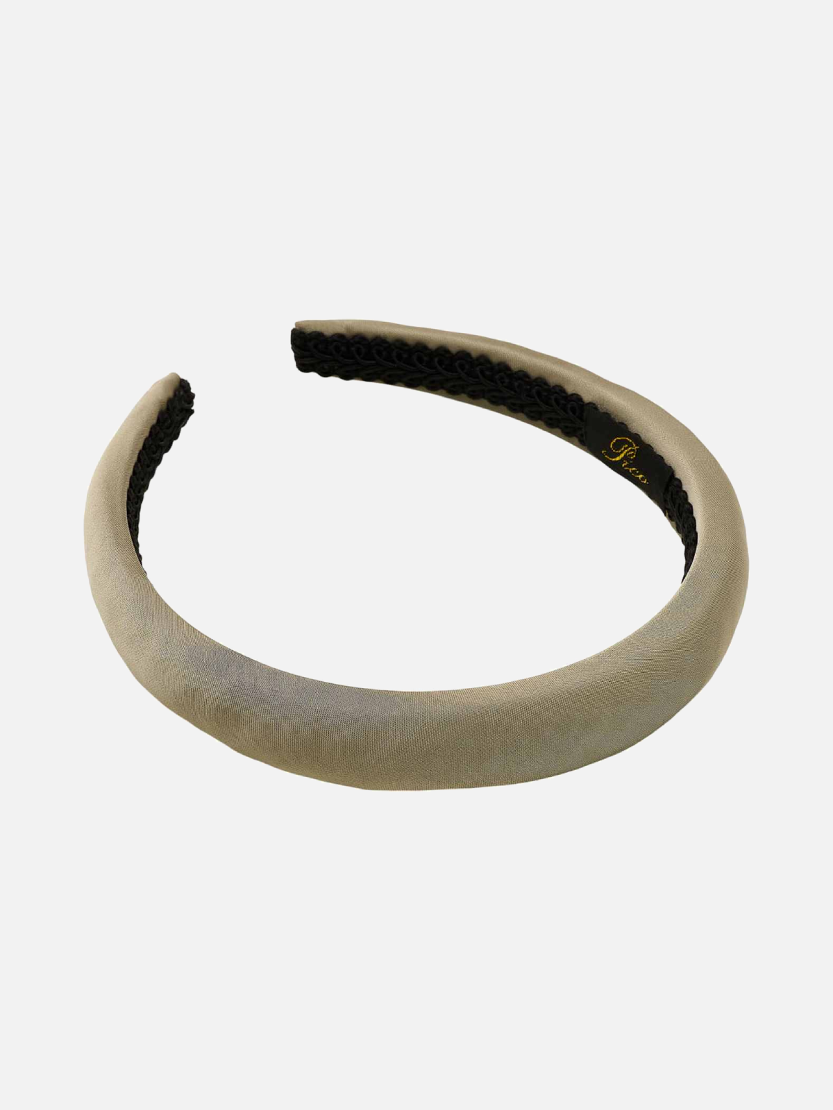 Colette Headband - Khaki Satin - Haarreifen