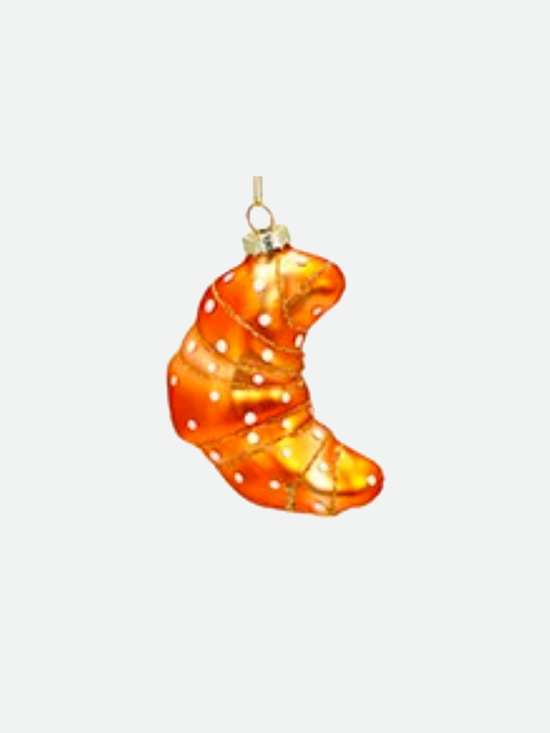 Dotted Croissant Ornament