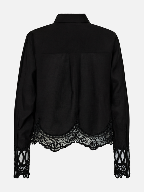 COPENHAGEN MUSE CMMolly Shirt Cropped - Black / S - Bluse