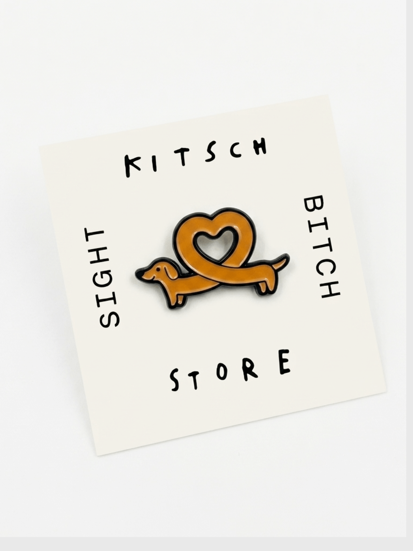 Dachshund Heart PIN