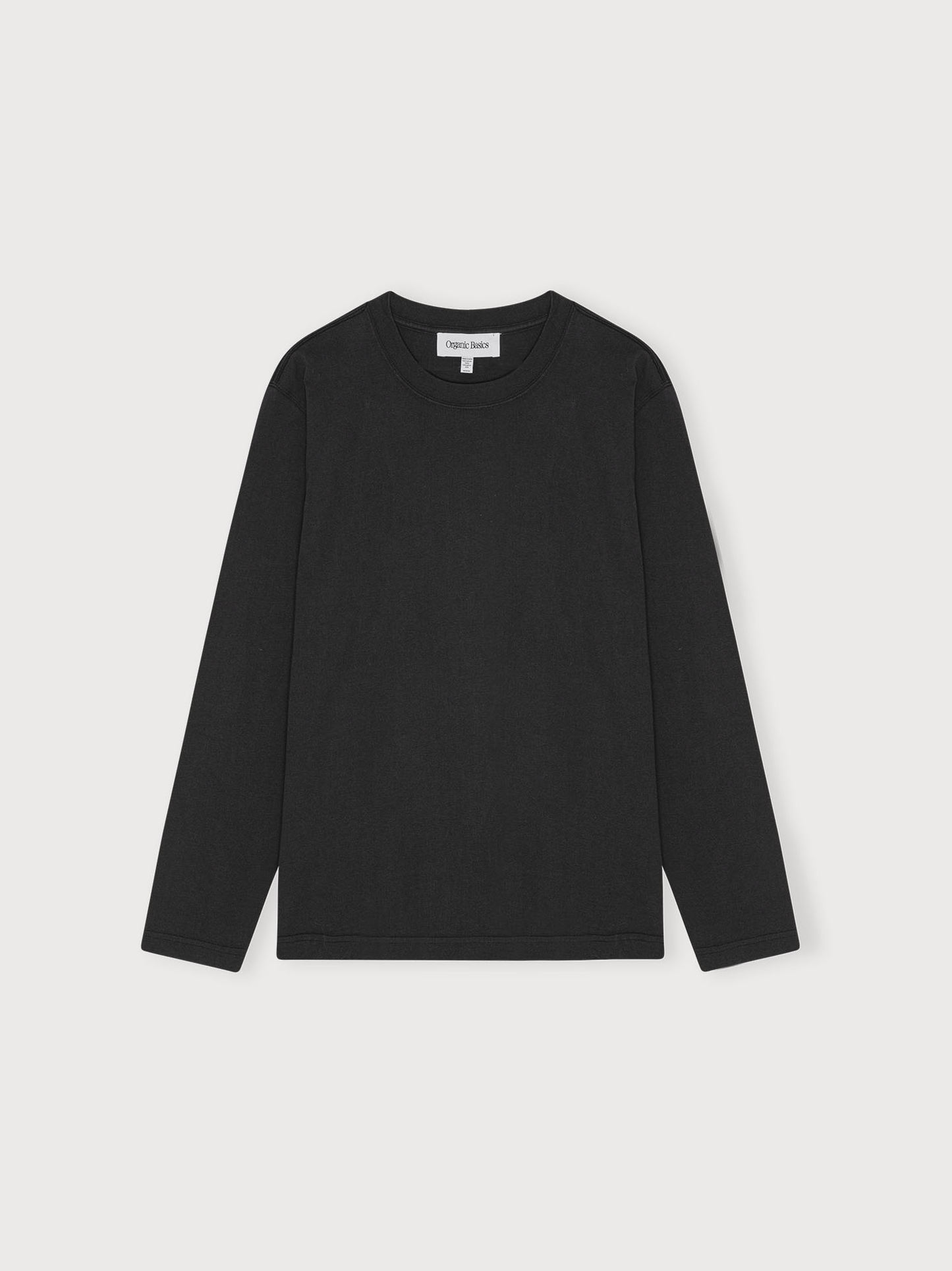 True Heavy Boxy Fit Long Sleeve Tee Black