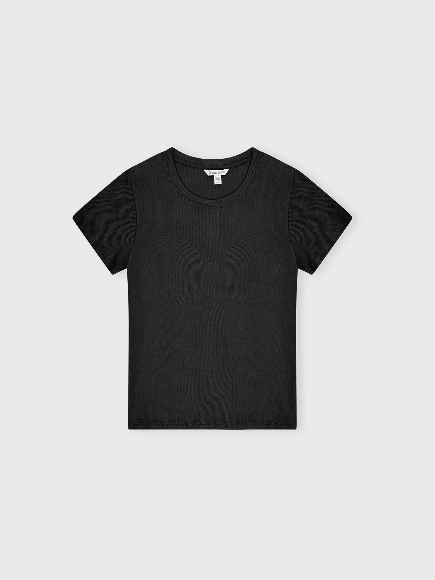 Core Rib Tee Black