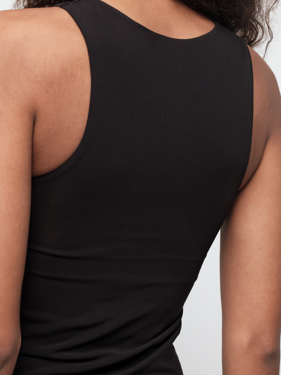 Smooth Tank Top Black
