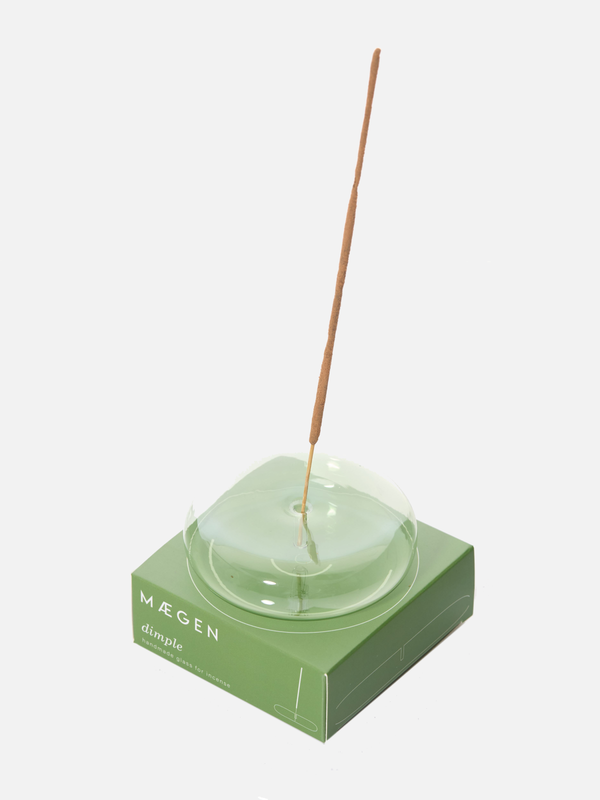 Incense Holder Dimple - Green - Räucherstäbchen